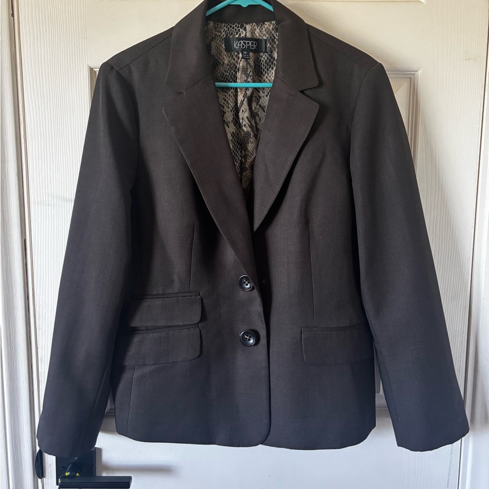 Kasper Women's Charcoal Blazer